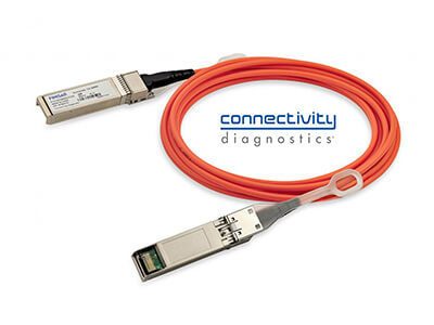 25G SFP+ Active Optical Cable with Connectivity Diagnostics