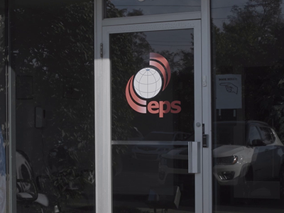 Global map showing EPS Global's 28 worldwide office locations