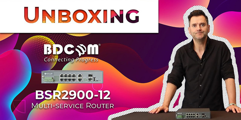 Unboxing BDCOM BSR 2900