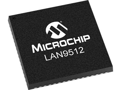 LAN9512 - USB 2.0 to 10/100 Ethernet Bridge with 2-port USB2.0 Hub