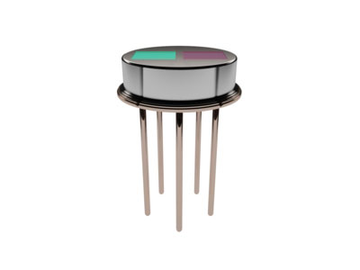 AFBR-S6PY2486 - Thin film analog pyroelectric dual-channel sensor with a 3.91 µm / 90 nm filter and a 3.33 µm / 160 nm filter for H-C detection