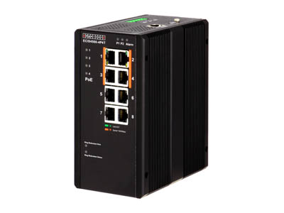 ECIS4500-4P4T - 8x 1G Copper Industrial Enterprise Switch