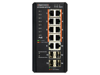Industrial PoE+ Gigabit Ethernet Switches
