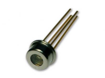 850nm, TO-46 Flat window component, common Anode or Cathode, 2.5 Gb/s, attenuated for eye safety