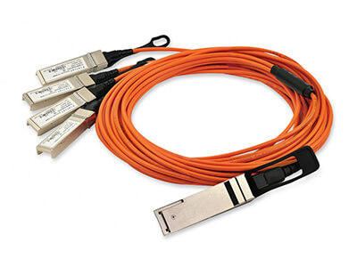 40G QSFP to 4x10G SFP+ Parallel Fan-Out Active Optical Cable