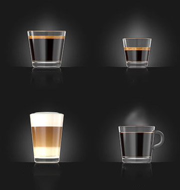Coffee Cups of Different sizes